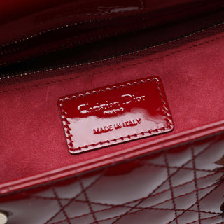 Dior Medium Patent Cannage Lady Dior