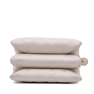 Louis Vuitton Monogram Embossed Puffy Lambskin Coussin PM
