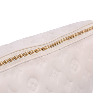 Louis Vuitton Monogram Embossed Puffy Lambskin Coussin PM