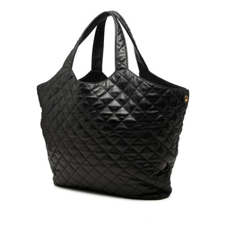 Saint Laurent Maxi Quilted Lambskin Icare Shopping Tote