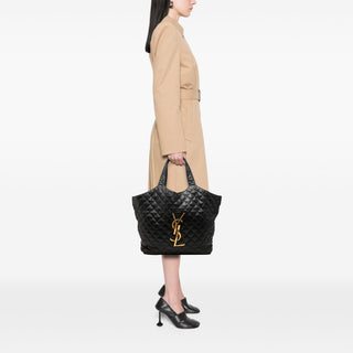 Saint Laurent Maxi Quilted Lambskin Icare Shopping Tote
