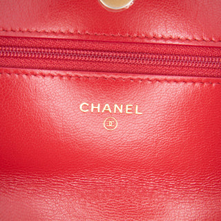 Chanel Quilted Goatskin 19 Wallet on Chain