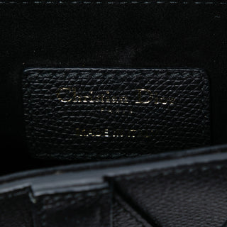 Dior Mini Grained Calfskin Saddle Bag