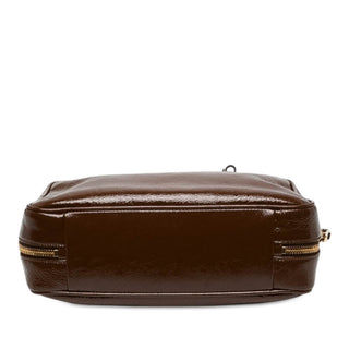 Miu Miu Large Naplak Patent Logo Beau Handbag