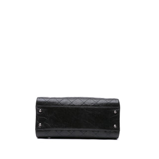 Chanel CC Quilted Crumpled Caviar Crave Tote