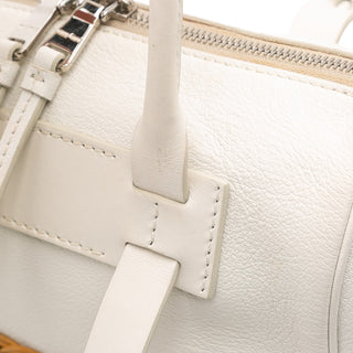Miu Miu Trimmed Leather Top Handle Bag