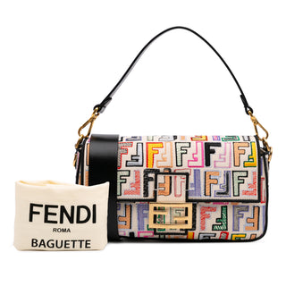 Fendi Chinese Valentines Day Zucca Baguette