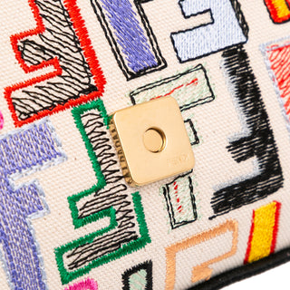 Fendi Chinese Valentines Day Zucca Baguette