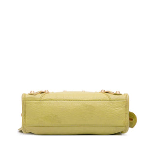 Balenciaga Mini Lambskin Motocross City Giant 21 Satchel