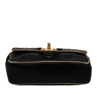 Chanel Extra Mini Quilted Satin Flap