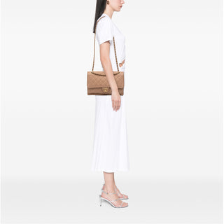 Chanel Jumbo Quilted Iridescent Calfskin Happy Stitch Flap