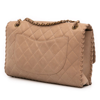 Chanel Jumbo Quilted Iridescent Calfskin Happy Stitch Flap