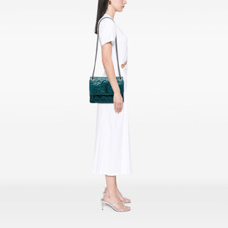 Saint Laurent Medium Crinkled Calfskin Niki