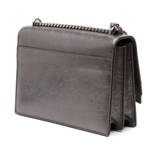 Ysl Medium Metallic Leather Monogram Sunset