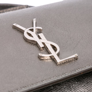 Ysl Medium Metallic Leather Monogram Sunset