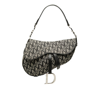 Dior Diorissimo Canvas Saddle Bag