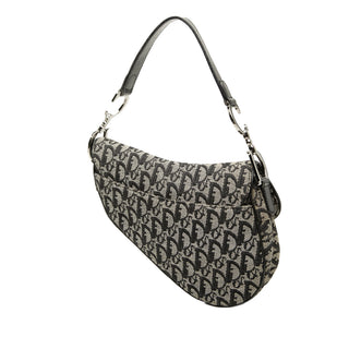 Dior Diorissimo Canvas Saddle Bag