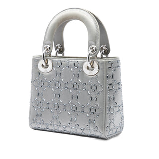 Dior Mini Satin Cannage Crystal Embellished Lady Dior