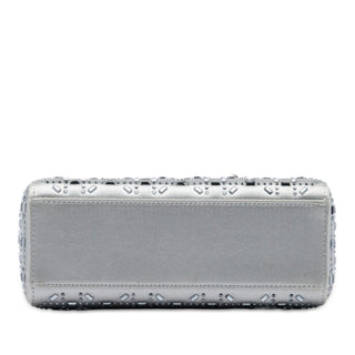 Dior Mini Satin Cannage Crystal Embellished Lady Dior