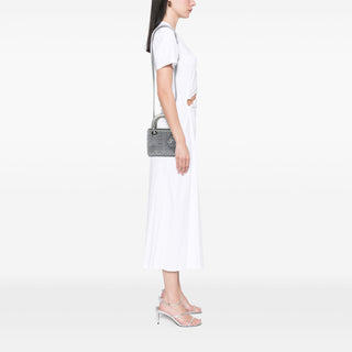 Dior Mini Satin Cannage Crystal Embellished Lady Dior
