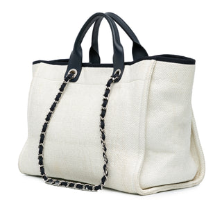 Chanel Medium Raffia Deauville Satchel
