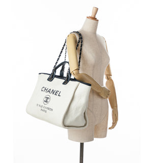 Chanel Medium Raffia Deauville Satchel