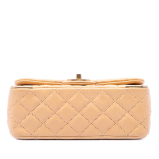 Chanel Mini Quilted Calfskin Rock The Corner Flap