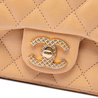 Chanel Mini Quilted Calfskin Rock The Corner Flap