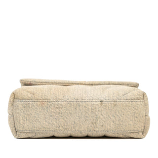 Saint Laurent Toy Matelasse Denim Monogram LouLou Crossbody