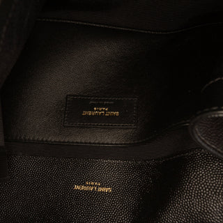 Saint Laurent Medium Grain De Poudre Triquilt Monogram Envelope Bag
