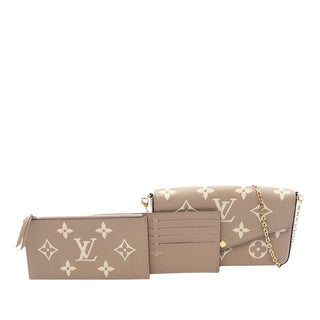 Louis Vuitton Bicolor Monogram Empreinte Pochette Felicie