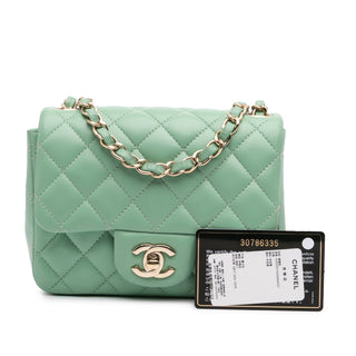 Chanel Mini Square Classic Lambskin Single Flap