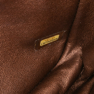 Chanel Paris Dallas Metallic Calfskin Embossed Logo Flap