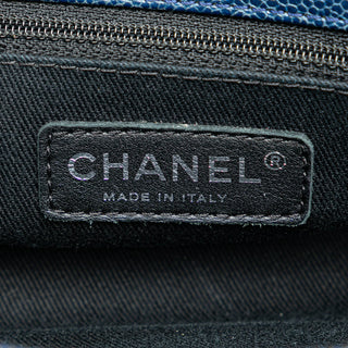 Chanel Quilted Iridescent Caviar Chic Shopping Tote