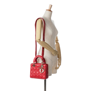 Dior lady Small Lambskin Cannage My ABC