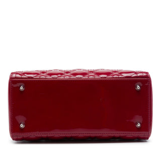 Dior Medium Patent Cannage Lady Dior