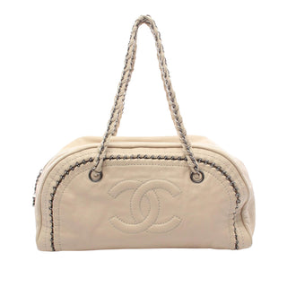 Chanel CC Lambskin Bowling Bag