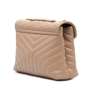Saint Laurent Medium Matelasse Calfskin Monogram LouLou Shoulder Bag