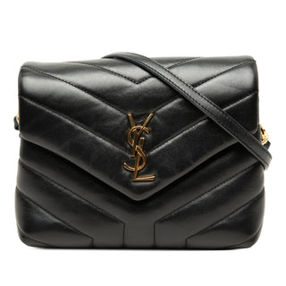 Saint Laurent Toy Matelasse Calfskin Monogram LouLou Crossbody