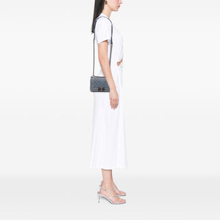 Chanel Small Quilted Denim Boy Flap