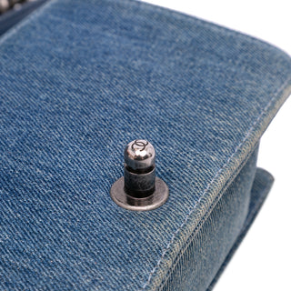 Chanel Small Quilted Denim Boy Flap