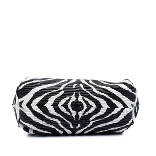 Bottega Veneta Textured Nappa Zebra Print Chain Pouch