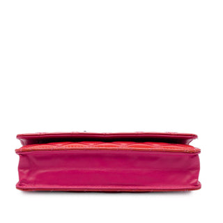 Chanel Bicolor Classic Patent Wallet on Chain
