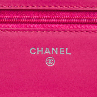 Chanel Bicolor Classic Patent Wallet on Chain