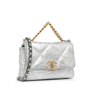 Chanel Medium Metallic Lambskin 19 Flap