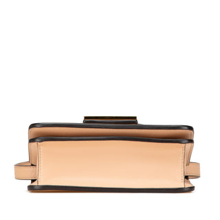 Fendi Leather Crystal Fab Crossbody