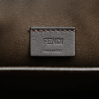 Fendi Leather Crystal Fab Crossbody