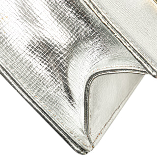 Dior Small Metallic Grained Calfskin Diorama Flap