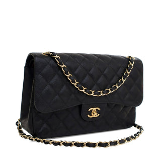 Chanel Jumbo Classic Caviar Double Flap