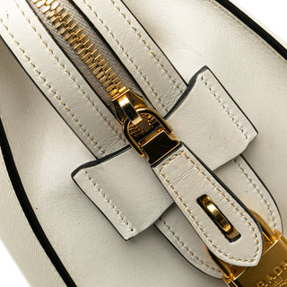 Prada Saffiano And City Calf Esplanade Satchel